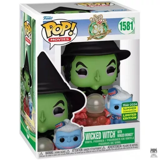 Figura Funko Pop! Bruja Mala del Oeste con Mono alado (San Diego Comic Con (convención de verano) 2024)