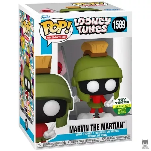 Figura Funko Pop! Marvin el Marciano (San Diego Comic Con (convención de verano) 2024)