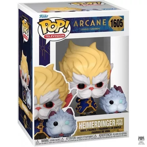 Figura Funko Pop! Heimerdinger con Poro (Arcane)