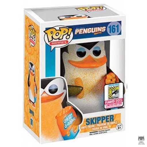Figura Funko Pop! Skipper (Naranja) (Los pingüinos de Madagascar)