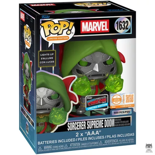 Figura Funko Pop! Doom Hechicero Supremo (Luces y sonido) (Marvel Comics)