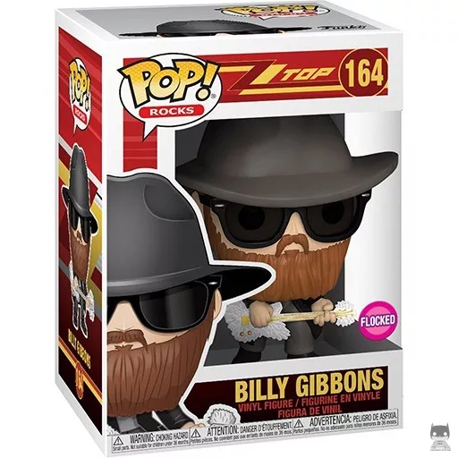 Figura Funko Pop! Billy Gibbons (Flocado) (ZZ Top)