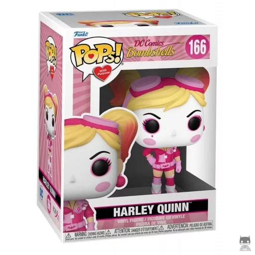 Figura Funko Pop! Harley Quinn (Cáncer de mama) (DC Comics: Bombshells)