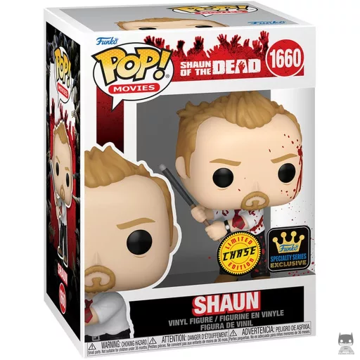 Figura Funko Pop! Shaun (Chase & Ensangrentado) (Zombies Party)