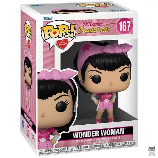 Figura Funko Pop! Wonder Woman (Cáncer de mama) (DC Comics: Bombshells)