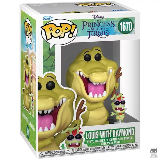 Figura Funko Pop! Louis con Ray (Tiana y el sapo)