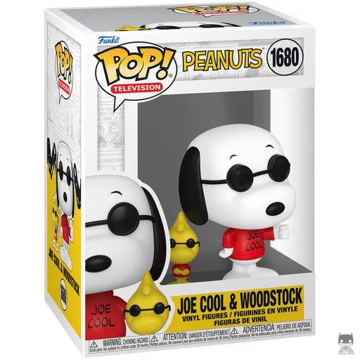 Figura Funko Pop! Joe Cool & Woodstock (Peanuts)
