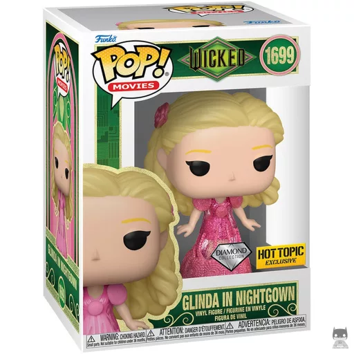 Figura Funko Pop! Glinda en camisón (Purpurina de diamante) (Glinda, la Bruja Buena)