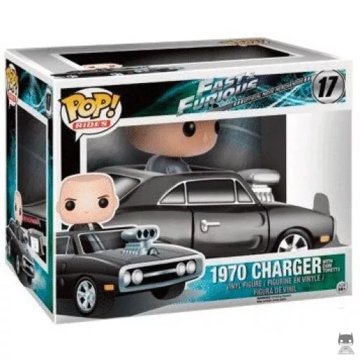 Figura Funko Pop! Dom Toretto en el Charger (Rides)