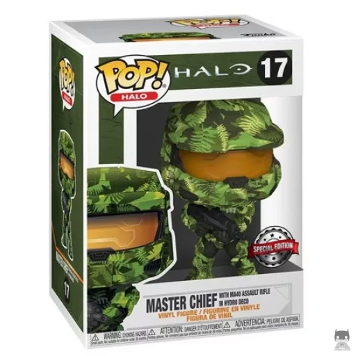 Figura Funko Pop! Jefe Maestro con fusil de asalto MA40 (Hydro Deco) (Jefe Maestro)