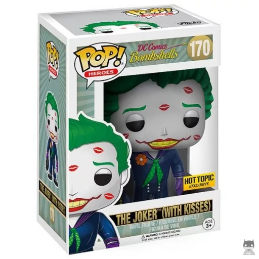 Figura Funko Pop! Joker con besos (DC Comics: Bombshells)