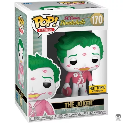 Figura Funko Pop! Joker con besos (Rosa) (DC Comics: Bombshells)