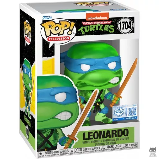 Figura Funko Pop! Leonardo (Translúcido) (Tortugas Ninja)