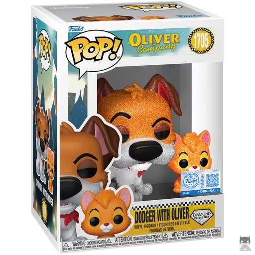 Figura Funko Pop! Dodger con Oliver (Diamante) (Dodger)