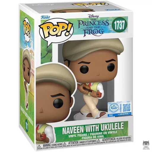 Figura Funko Pop! Naveen con ukelele (Tiana y el sapo)