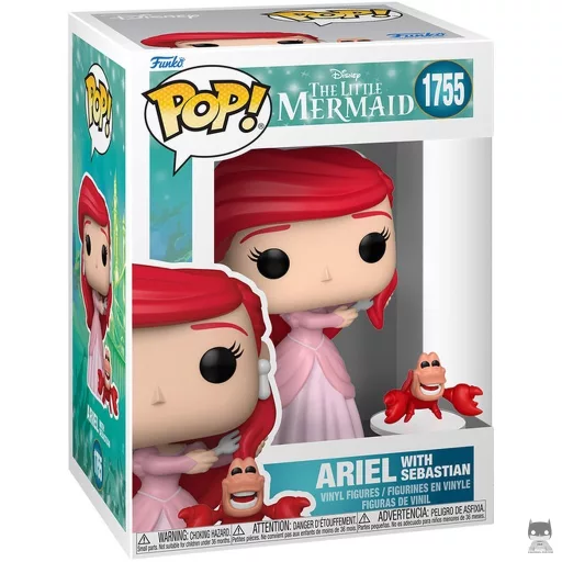 Figura Funko Pop! Ariel con Sebastián (La sirenita)