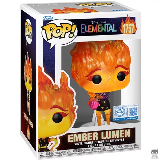 Figura Funko Pop! Ember Lumen (Chase & Purpurina) (Elemental)