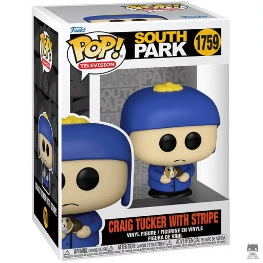 Figura Funko Pop! Craig Tucker con Stripe (South Park)