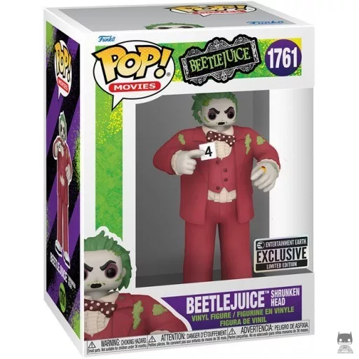 Figura Funko Pop! Beetlejuice cabeza reducida (Beetlejuice)