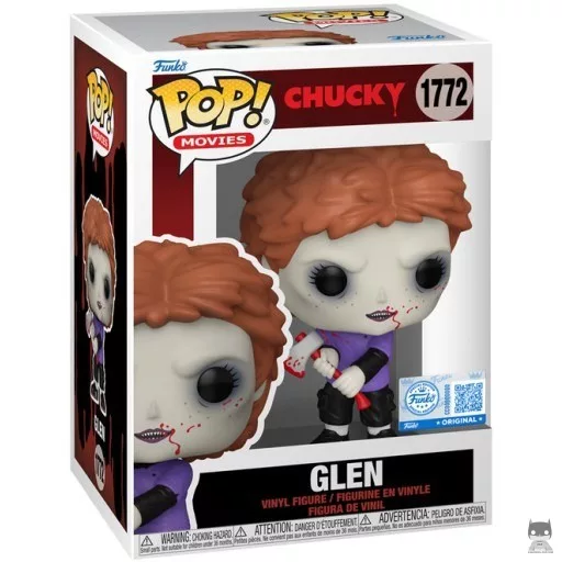 Figura Funko Pop! Glen con hacha (Ensangrentado) (Chucky)