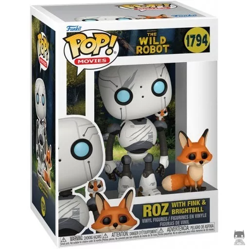 Figura Funko Pop! Roz con Brightbill & Fink (Roz)