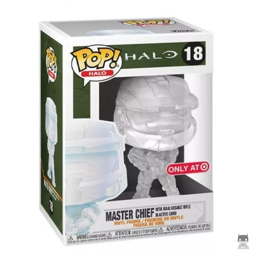 Figura Funko Pop! Jefe Maestro con fusil de asalto MA40 (Camuflaje activo) (Jefe Maestro)