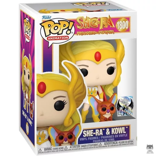 Figura Funko Pop! She-Ra & Kowl (40.º aniversario) (She-Ra: La princesa del poder)
