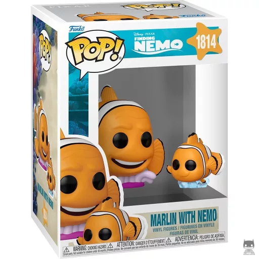 Figura Funko Pop! Marlin con Nemo (Buscando a Nemo)