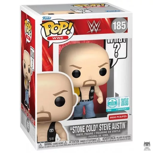 Figura Funko Pop! Stone Cold "¿Qué?" (Stone Cold Steve Austin)