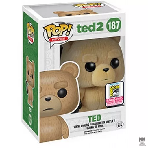 Figura Funko Pop! Ted con mando a distancia (Flocado) (Ted)