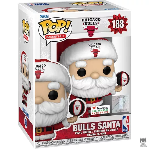 Figura Funko Pop! Papá Noel de los Bulls (Exclusiva)