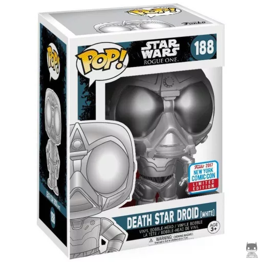 Figura Funko Pop! Droide de la Estrella de la Muerte (Cromado) (Rogue One: Una historia de Star Wars)