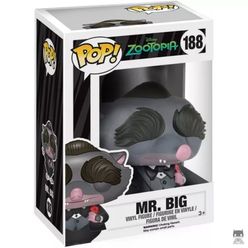 Figura Funko Pop! Mr. Big (Zootrópolis)