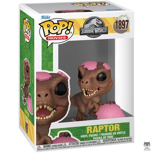 Figura Funko Pop! Raptor (Huevo rosa) (Parque Jurásico)