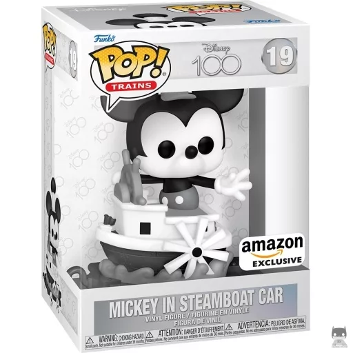 Figura Funko Pop! Mickey en el vagón de Steamboat (Disney 100)