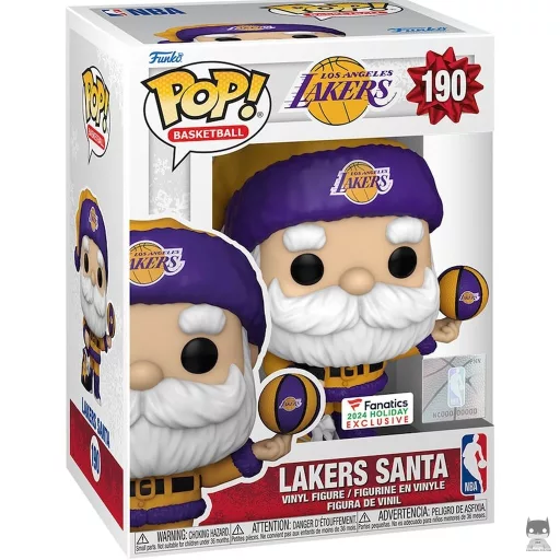 Figura Funko Pop! Papá Noel de los Lakers (Exclusiva)