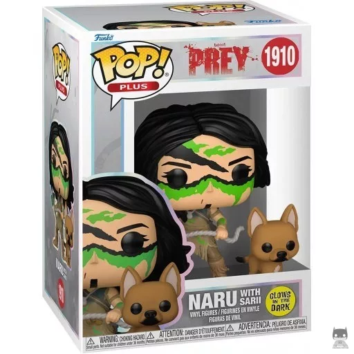 Figura Funko Pop! Naru con Sarii (Brilla en la oscuridad) (Predator: La presa)