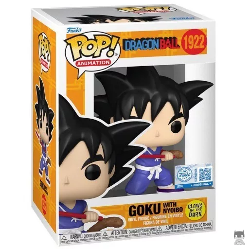 Figura Funko Pop! Goku con el Báculo Sagrado (Brilla en la oscuridad) (Alliance Entertainment)