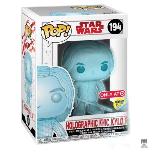 Figura Funko Pop! Kylo Ren sin máscara (Brilla en la oscuridad) (Star Wars: Episodio VIII, Los últimos Jedi)
