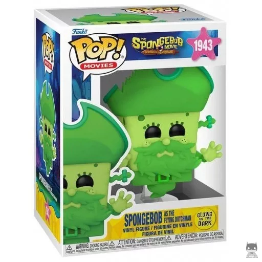 Figura Funko Pop! Bob Esponja (Brilla en la oscuridad) (Bob Esponja: Una aventura pirata)