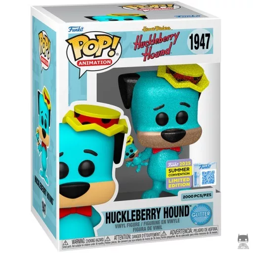 Figura Funko Pop! Huckleberry Hound (Purpurina de diamante) (Hanna Barbera)