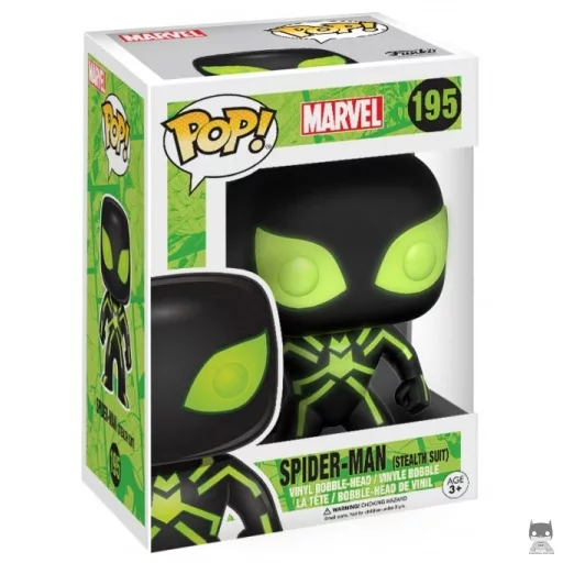 Figura Funko Pop! Spider-Man (Traje sigiloso) (Marvel Comics)