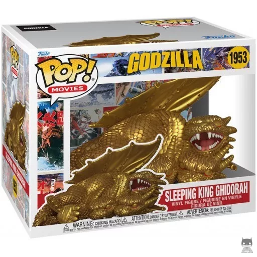 Figura Funko Pop! Rey Ghidorah durmiendo (Dorado) (Godzilla)