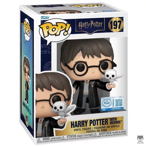 Figura Funko Pop! Harry Potter con Hedwig (Exclusiva)