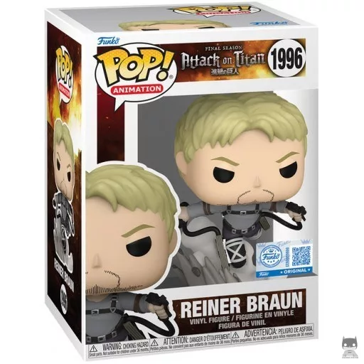 Figura Funko Pop! Reiner Braun (Ataque a los titanes (SNK))