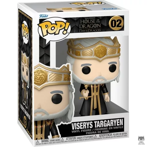Figura Funko Pop! Viserys Targaryen (La casa del dragón: Day of the Dragon (Juego de tronos))