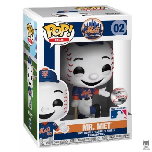 Figura Funko Pop! Mr. Met (Azul) (Mascotas MLB)