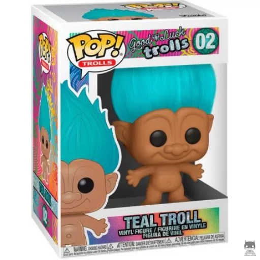 Figura Funko Pop! Troll verde azulado (Trolls)