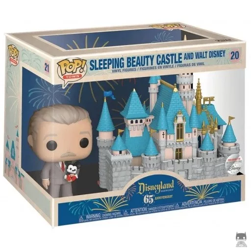 Figura Funko Pop! Castillo de la Bella Durmiente & Walt Disney (65.º aniversario de Disneyland Resort)