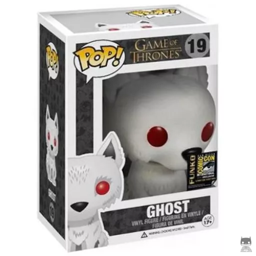 Figura Funko Pop! Fantasma (Flocado) (Juego de tronos)